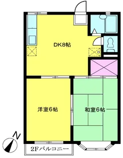 WHITE HOUSE【1階】の間取り