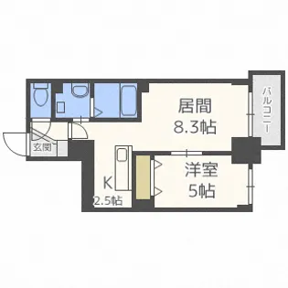 REEF LUANA【2階】の間取り