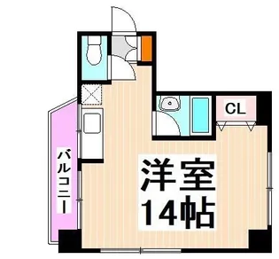 北村ハイツ【7階】の間取り