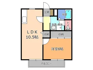グランナチュール宝石台A【1階】の間取り