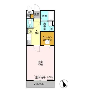 アルバ・グラート A【1階】の間取り