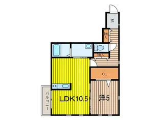 アンタレス浦和【2階】の間取り