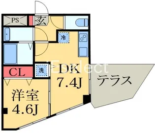 アウル【1階】の間取り
