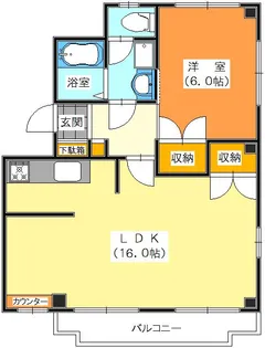 リバーサイド加藤【2階】の間取り