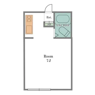 ハーレス高井戸【1階】の間取り
