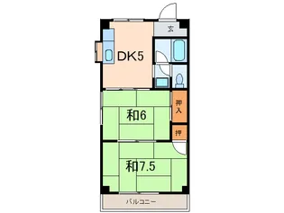 三恵ビル【3階】の間取り