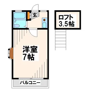 アクアコート調布II【2階】の間取り