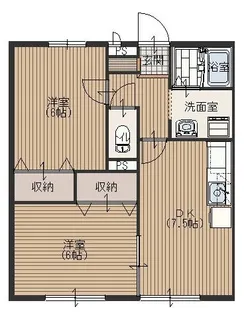 コンフォート丸山台【2階】の間取り