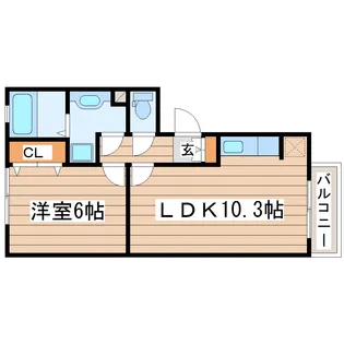 Re・EARTHの杜 もり【2階】の間取り