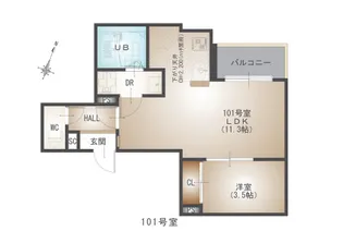 Regalest-F古市2【1階】の間取り