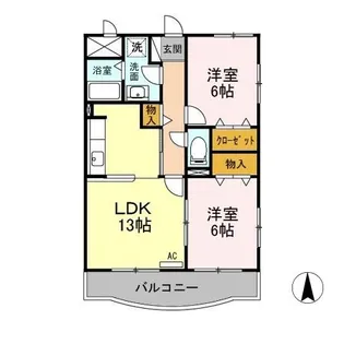 メルヴェイユ【3階】の間取り