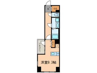 エイペックス名古屋鶴舞公園前【5階】の間取り
