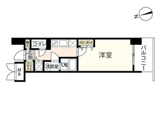 ファビュラス曙【8階】の間取り