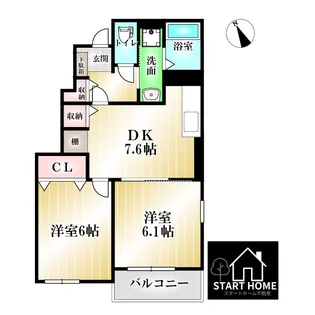 メゾン・MI【1階】の間取り