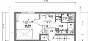 ラヴィエール菊川駅前【3階】の間取り