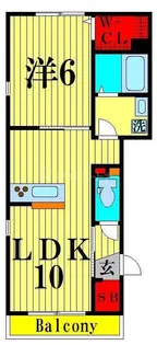 Maison Blanche【2階】の間取り