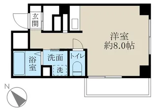 リバティープラザ本町【8階】の間取り