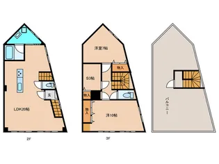 カトレアビルの間取り