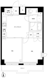 ルーブル鷺宮六番館【7階】の間取り