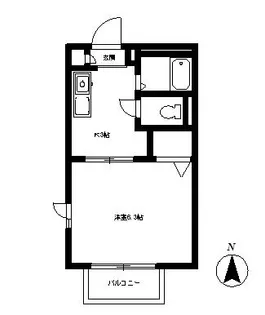 フェアコート I号棟【1階】の間取り