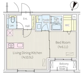 OP. St. M【2階】の間取り