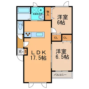 タネットK館【3階】の間取り