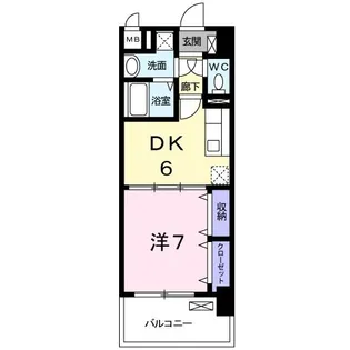 グランドール【5階】の間取り