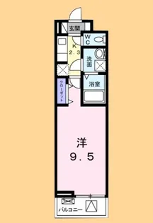 ヌーヴェル ソレイユ【3階】の間取り