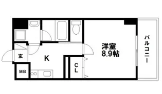 COTHAX北長瀬【2階】の間取り