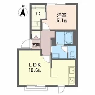 グランパルク【1階】の間取り