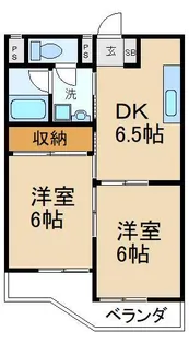 マルエス牧野駅前グランドビル【4階】の間取り