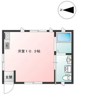 メザンジュ【1階】の間取り