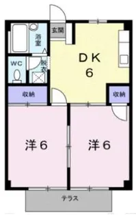 シティハイツ成和【1階】の間取り