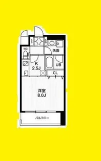 アーバンフラッツ西中島【4階】の間取り