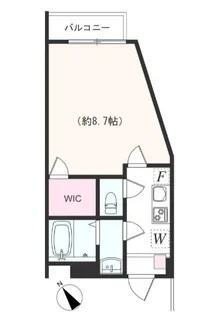 アザーレ・ディオン三田【2階】の間取り