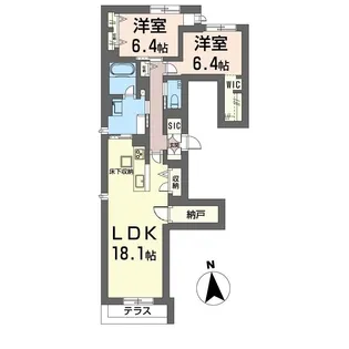 シャーメゾン925浅草橋(完成済)【4階】の間取り