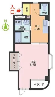 トレビアン大東II【3階】の間取り