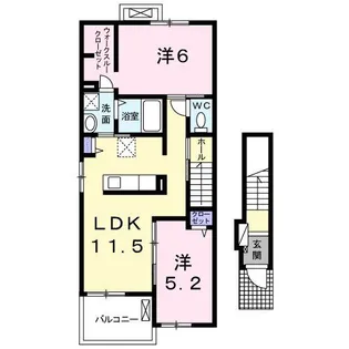 アドヴァン C【2階】の間取り