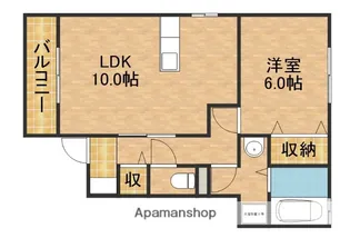 セジュールみのるA【1階】の間取り
