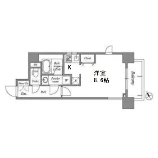 アーデン西天満【11階】の間取り