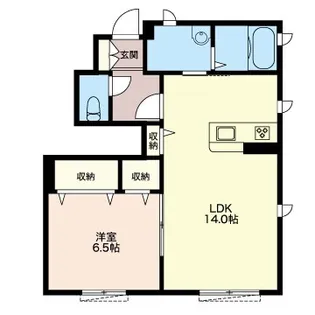 コルディアーレS【1階】の間取り