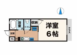 ラポール【1階】の間取り