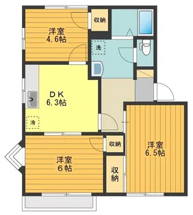 グリーンフレグランスA【2階】の間取り