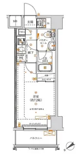 スパシエ東神奈川【8階】の間取り