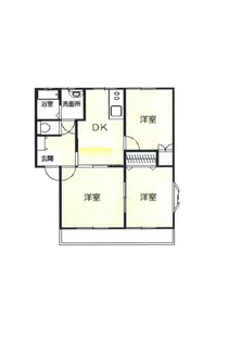 ラベンダー八幡A【1階】の間取り