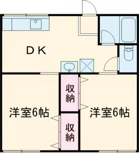 ハイツR&Y坂本【1階】の間取り