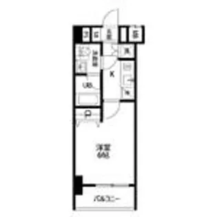 ルクレ高野台レジデンス【2階】の間取り