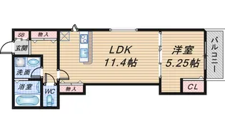 Comfort Flats曽根東町【2階】の間取り