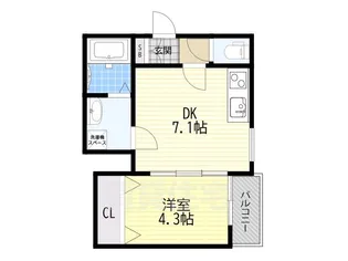 (仮称)La-Crea香露園【1階】の間取り