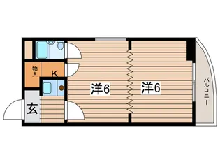 東和マンション新栄【4階】の間取り